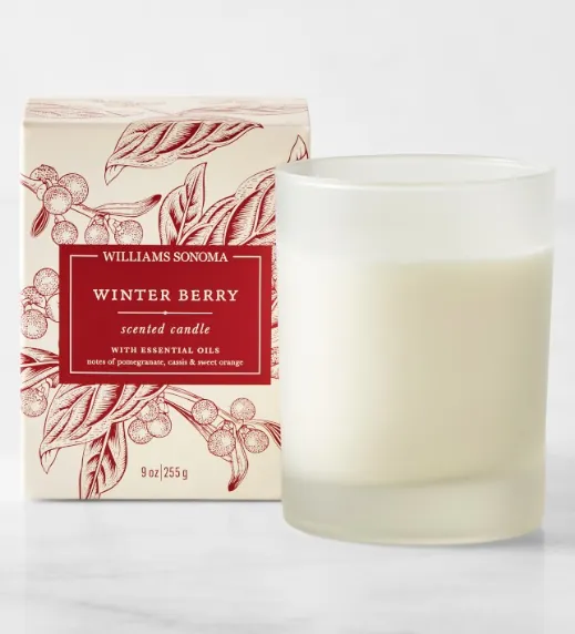 Williams Sonoma Winter Berry Candle